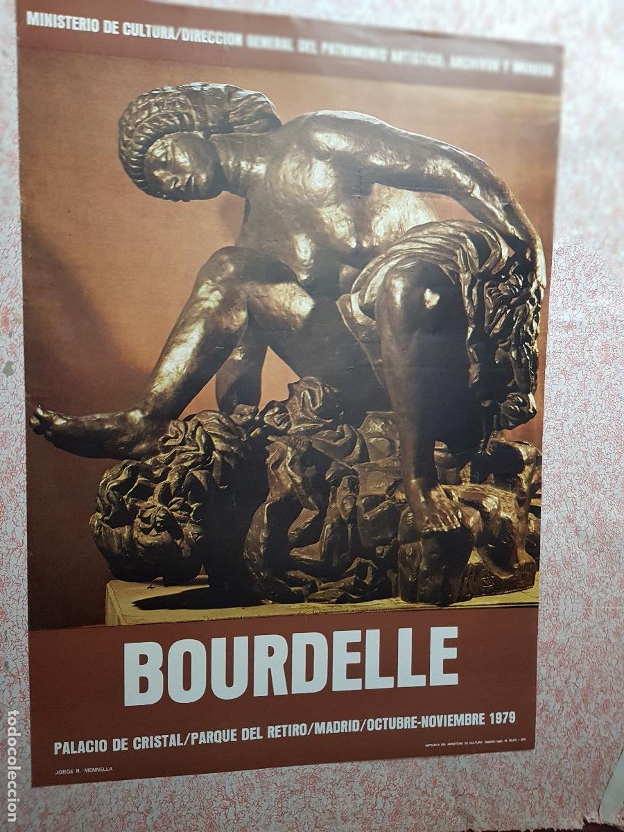 Carteles: BOURDELLE PALACIO DE CRISTAL MADRID - Foto 1