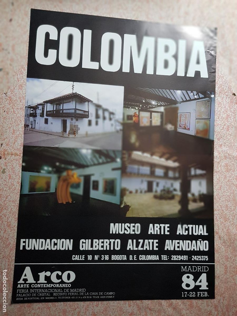 Carteles: COLOMBIA EXPOSICION ARCO 84 - Foto 1