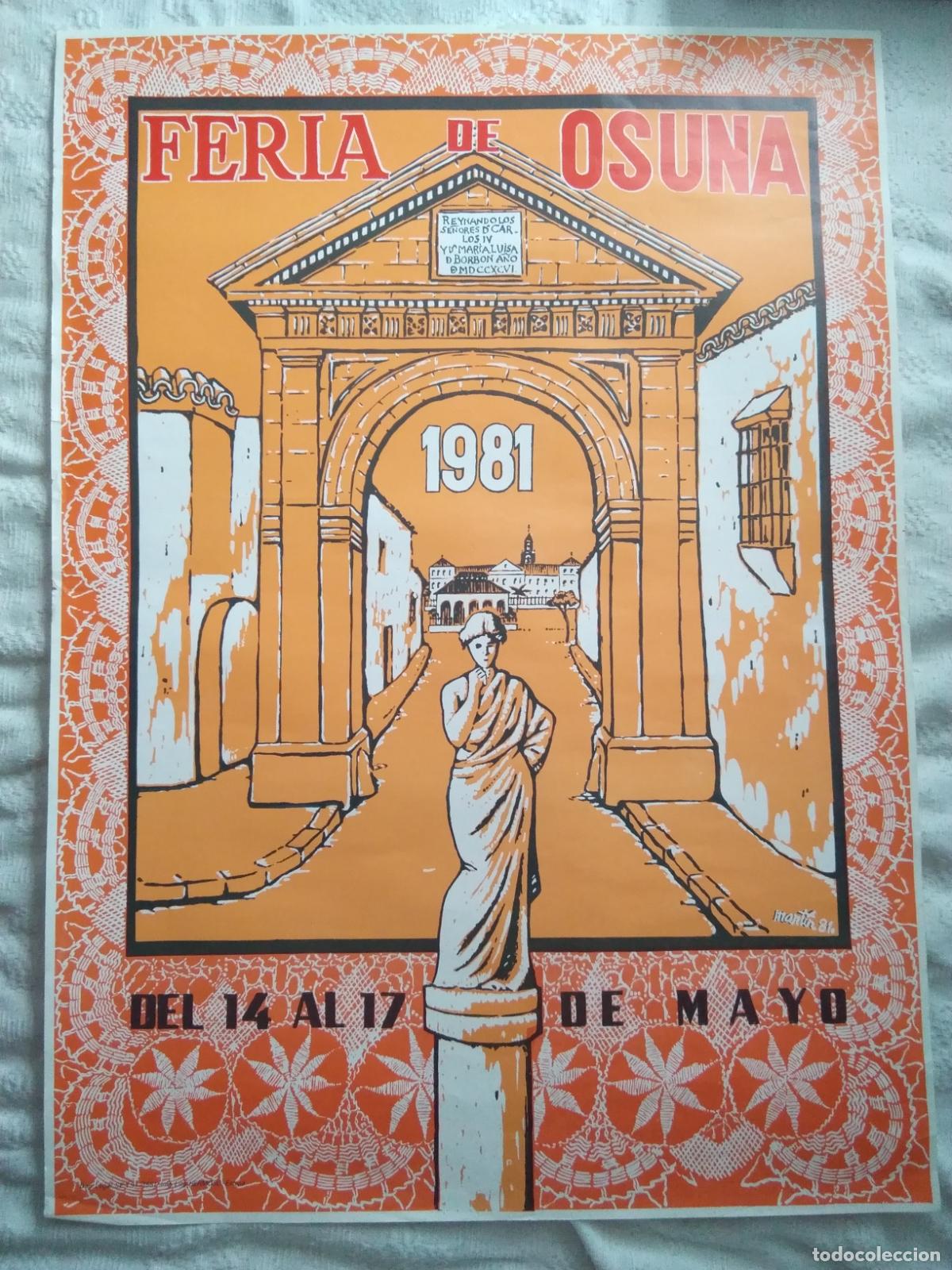 Carteles: CARTEL FERIA DE OSUNA 1981 - Foto 2