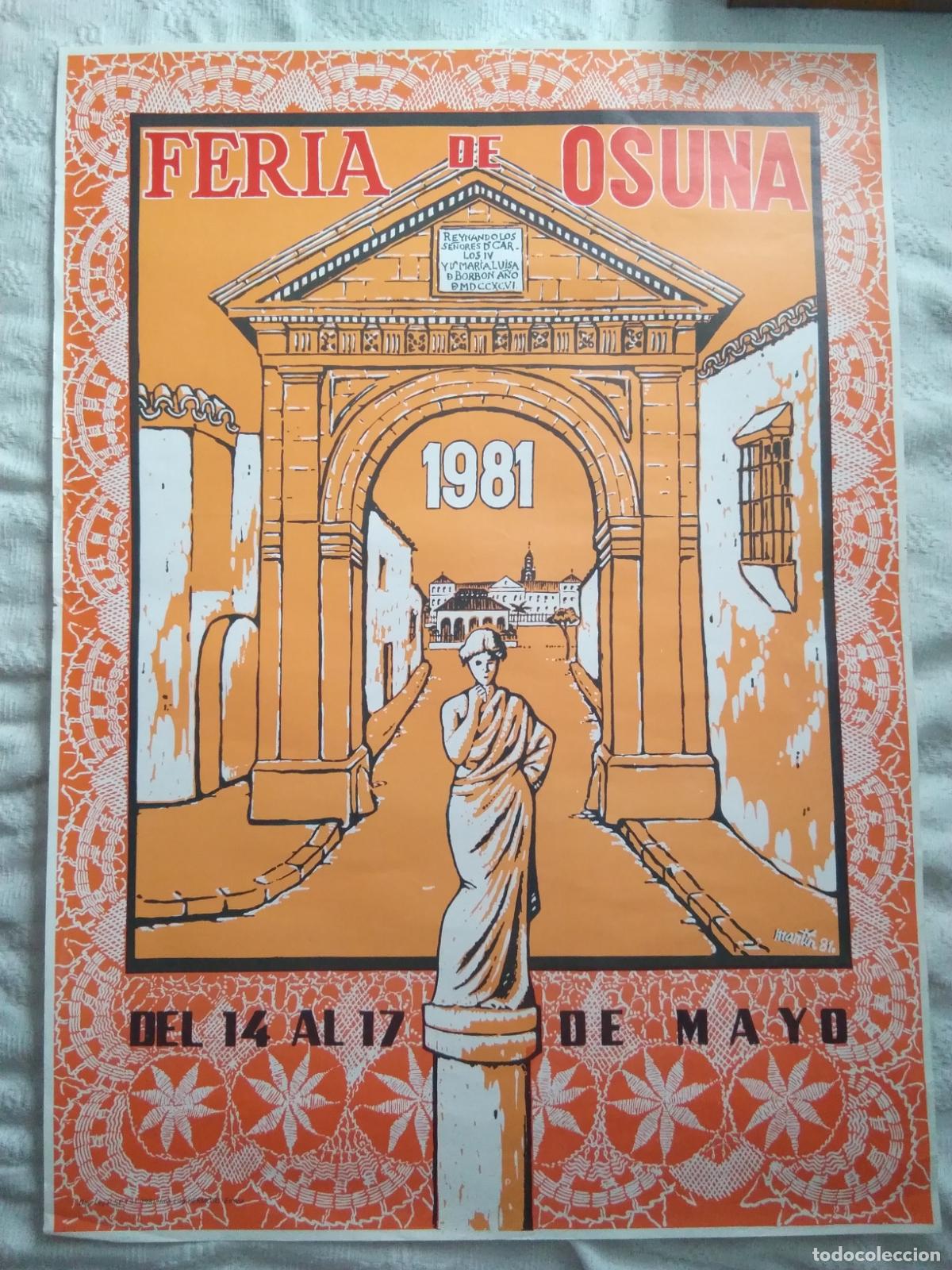 Carteles: CARTEL FERIA DE OSUNA 1981 - Foto 5