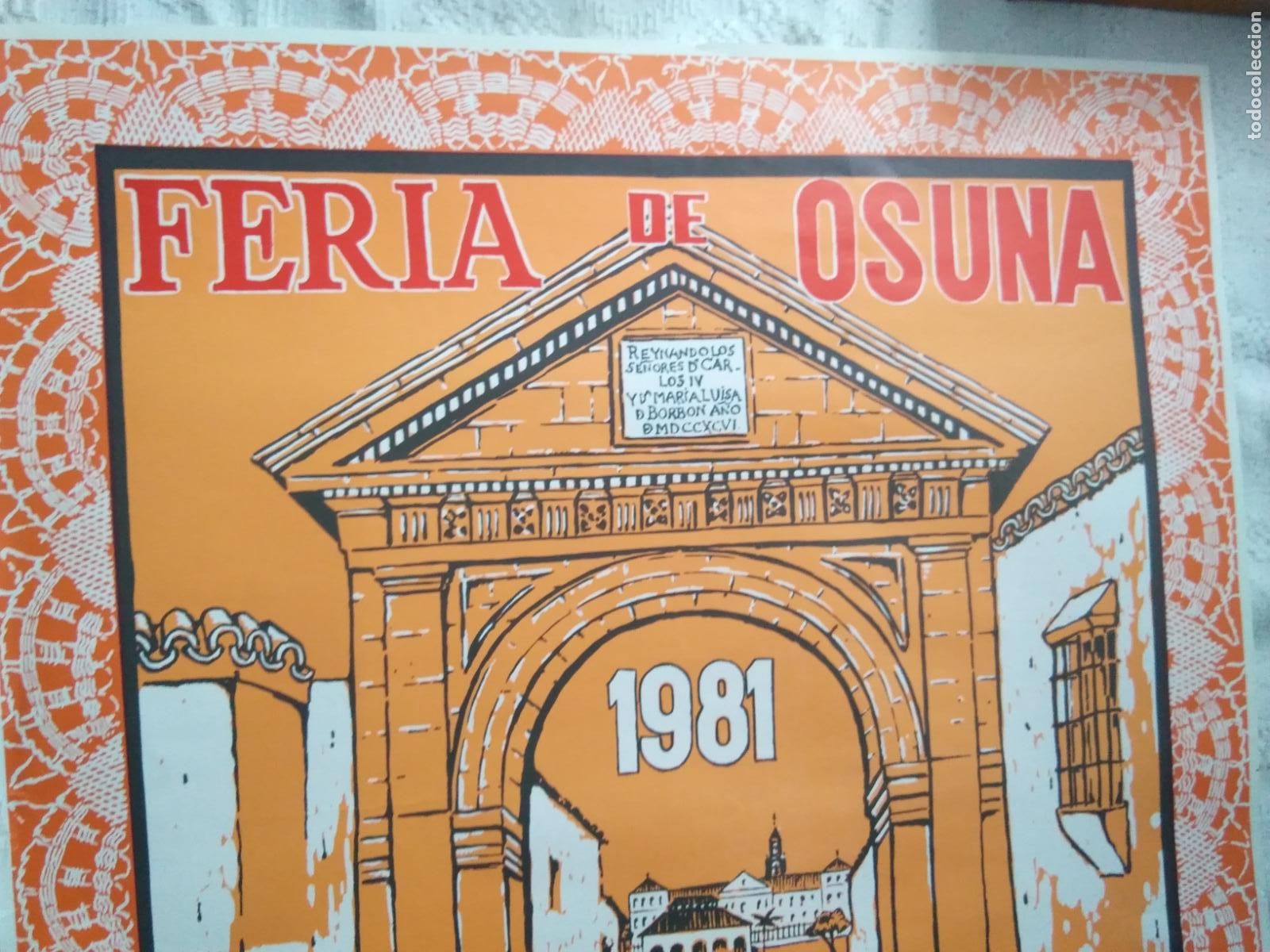 Carteles: CARTEL FERIA DE OSUNA 1981 - Foto 1