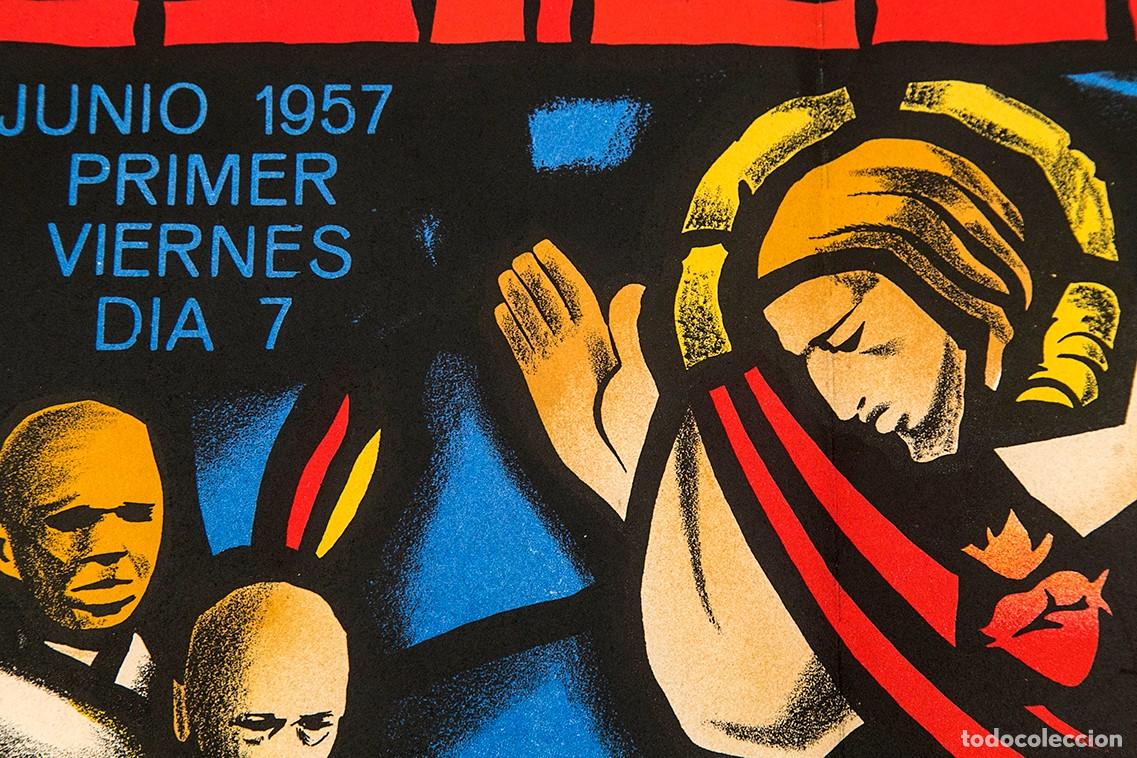 Carteles: CARTEL - 1957 - PRIMER VIERNES - Foto 3