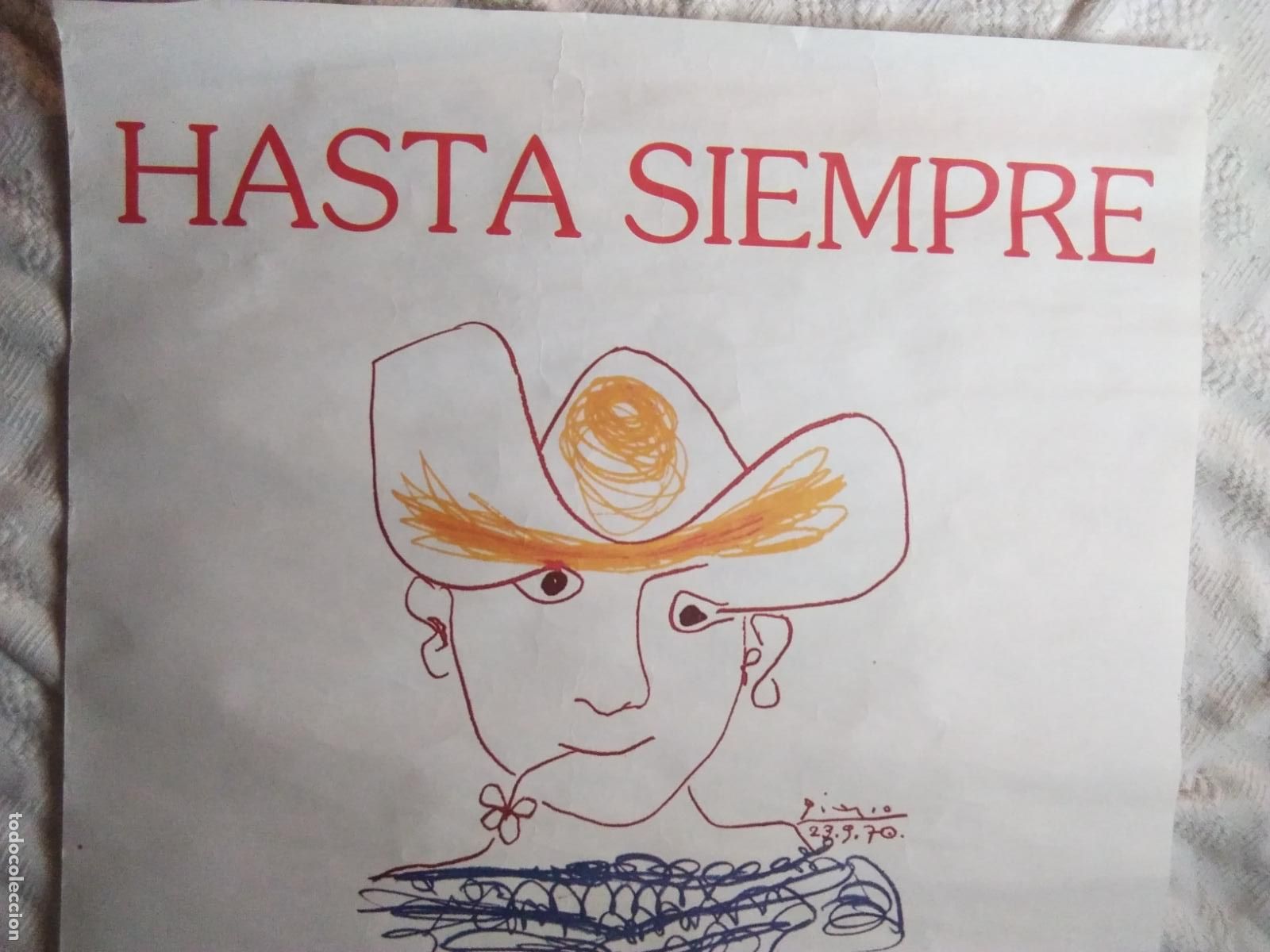 Carteles: CARTEL DOLORES IBARRURI HASTA SIEMPRE - Foto 2