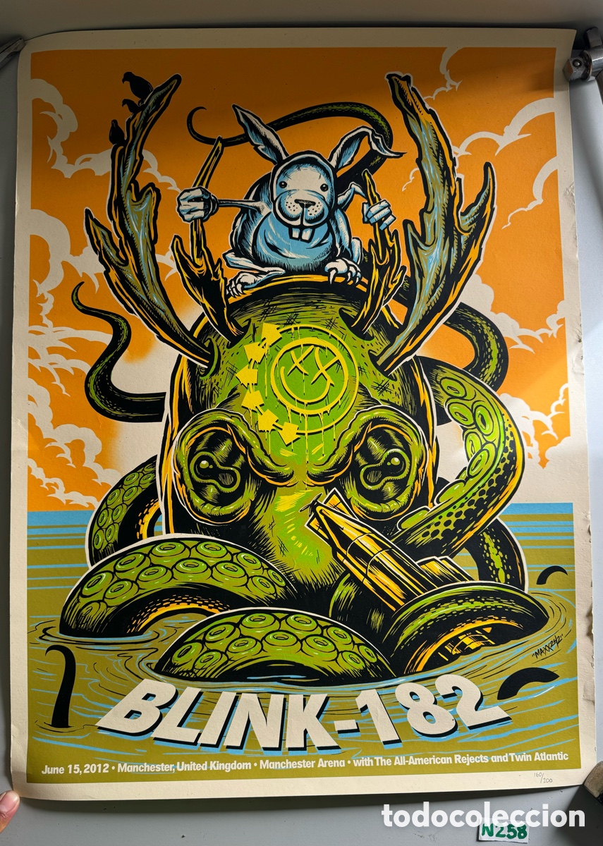 Carteles: LIMITED EDITION CONCERT POSTERS - BLINK 182 - Foto 1