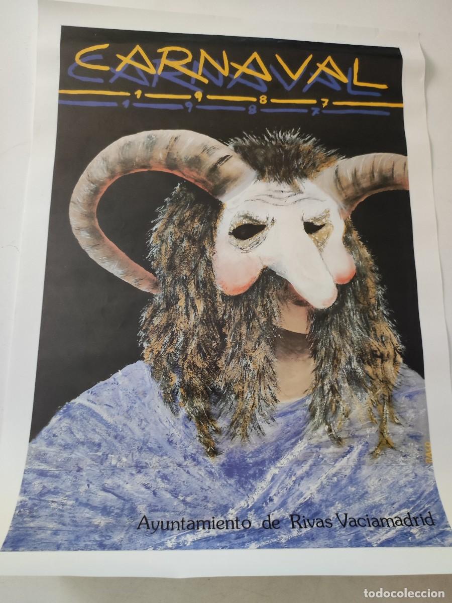 Carteles: Poster Carnaval 1987 Rivas Vaciamadrid - Foto 1