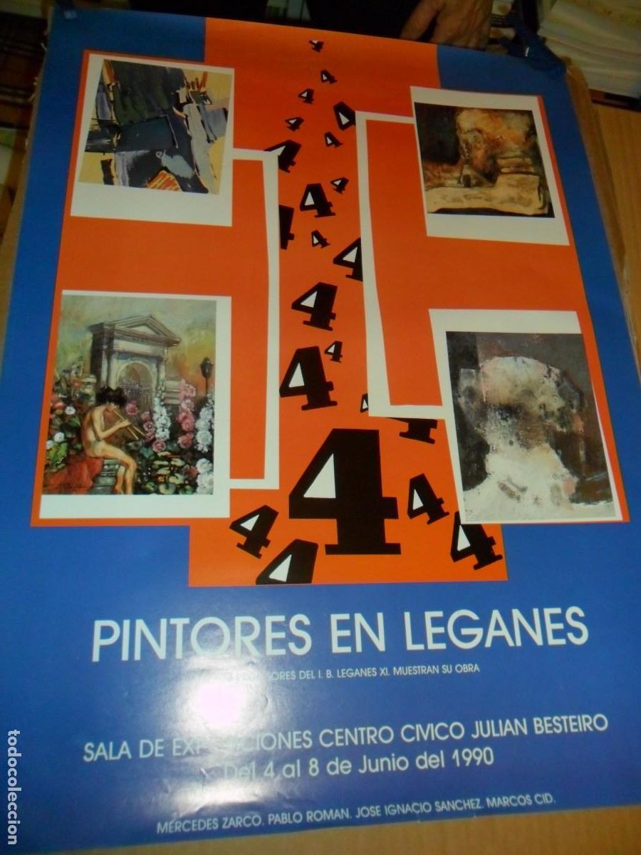 Carteles: EXPOSICION PINTORES EN LEGANES 1990 - Foto 1