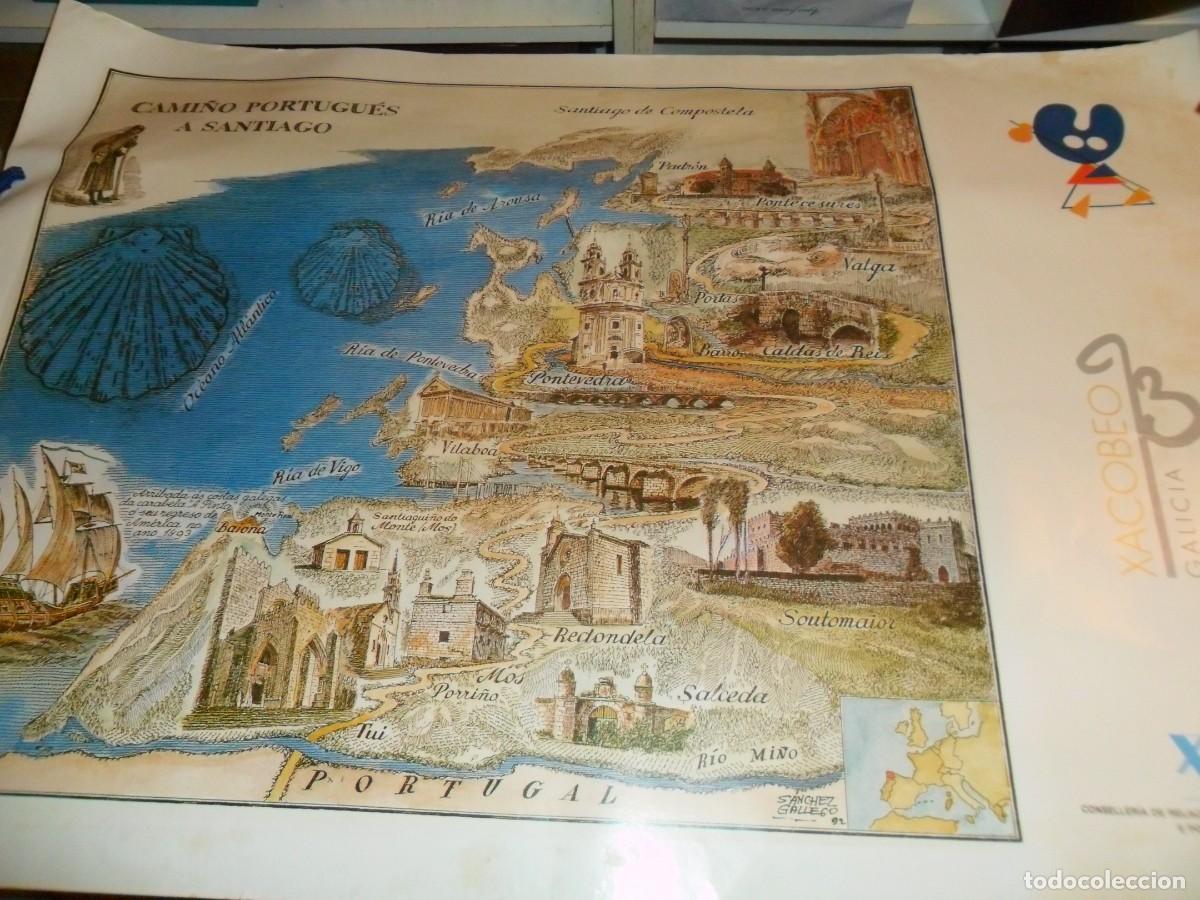 Carteles: CAMINO DE SANTIAGO PORTUGUES - Foto 1