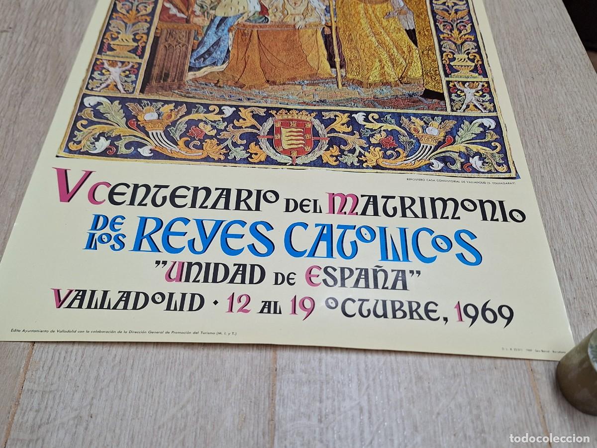 Carteles: CARTEL V CENTENARIO MATRIMONIO RR.CC. 1969 - Foto 2
