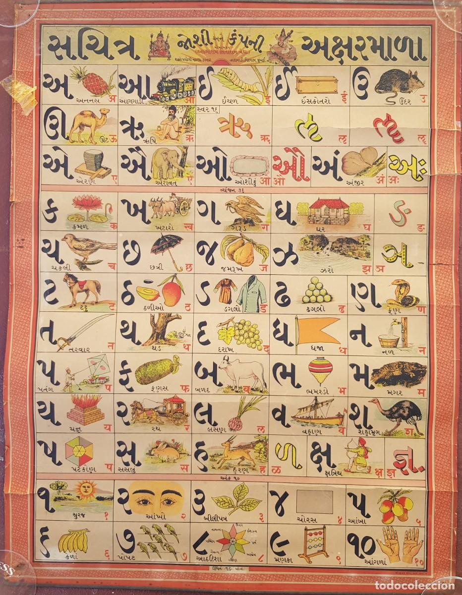 Carteles: Poster : ALFABETO INDIO (Devanagari) - Foto 1