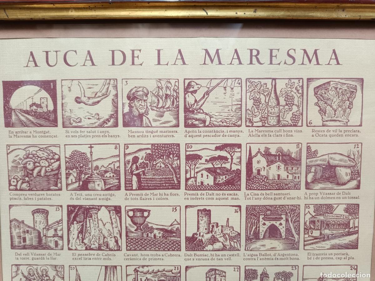 Carteles: ANTIGUO CUADRO CON AUCA DE LA MARESMA, MARESME, CON MARCO Y CRISTAL -E2 - Foto 5