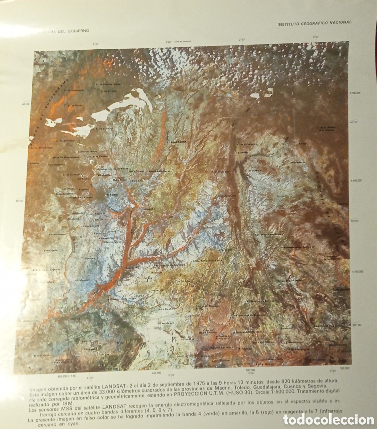 Carteles: Imagen del sat&eacute;lite LANDSAT-2 el 2/9/1975. - Foto 3