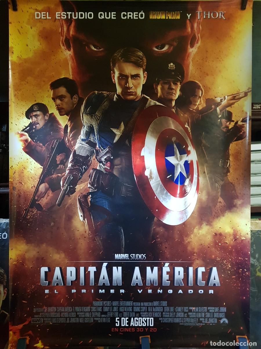 Carteles: CARTEL CAPIT&Aacute;N AM&Eacute;RICA-2 68CMX98CM - Foto 1