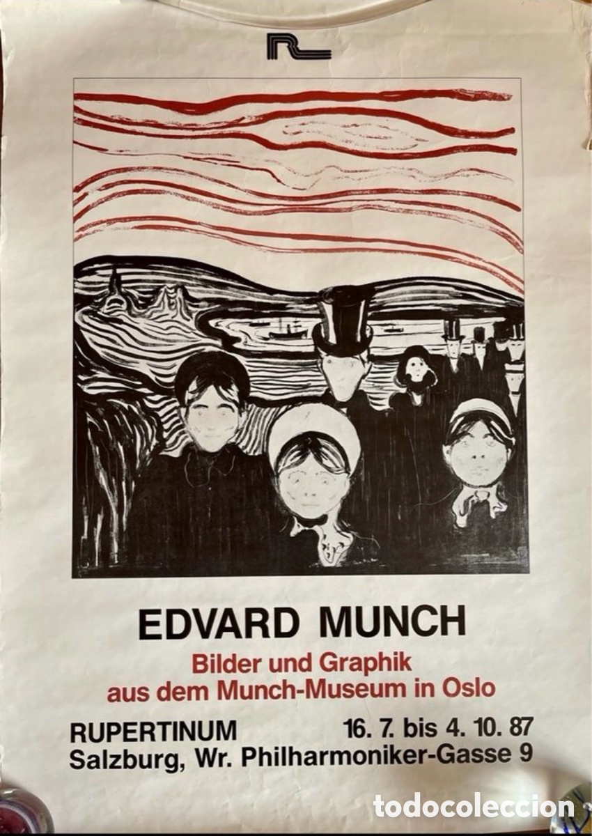 Carteles: Cartel Edvard Munch 1987 - Foto 1