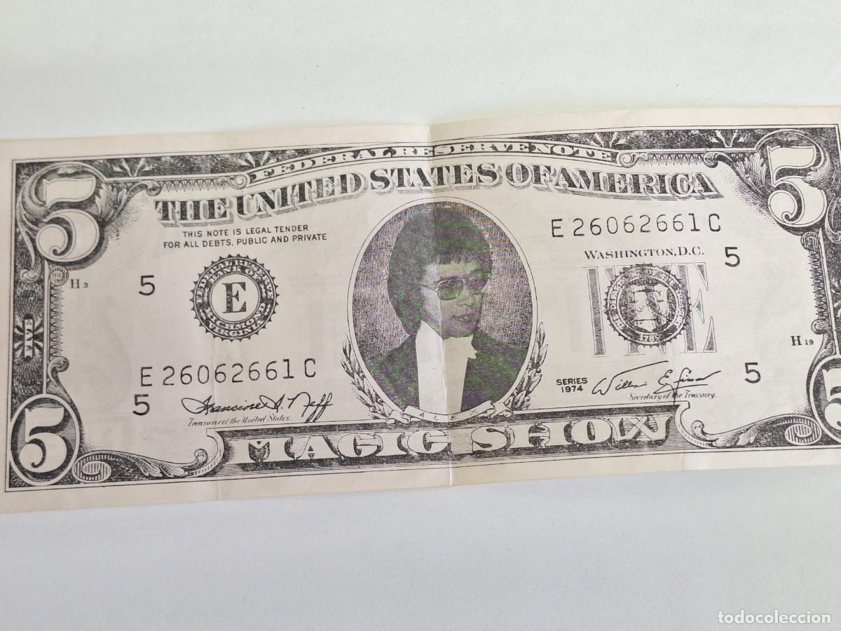 Carteles: BILLETE 5 DOLARES... ALEX MAGIC SHOW - Foto 2