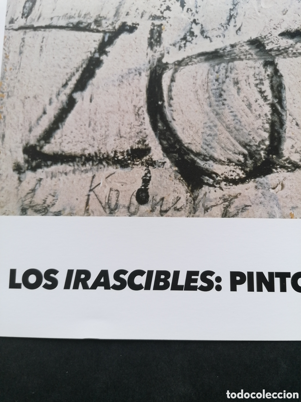 Carteles: Willen de Kooning. Cartel original exposici&oacute;n. - Foto 2