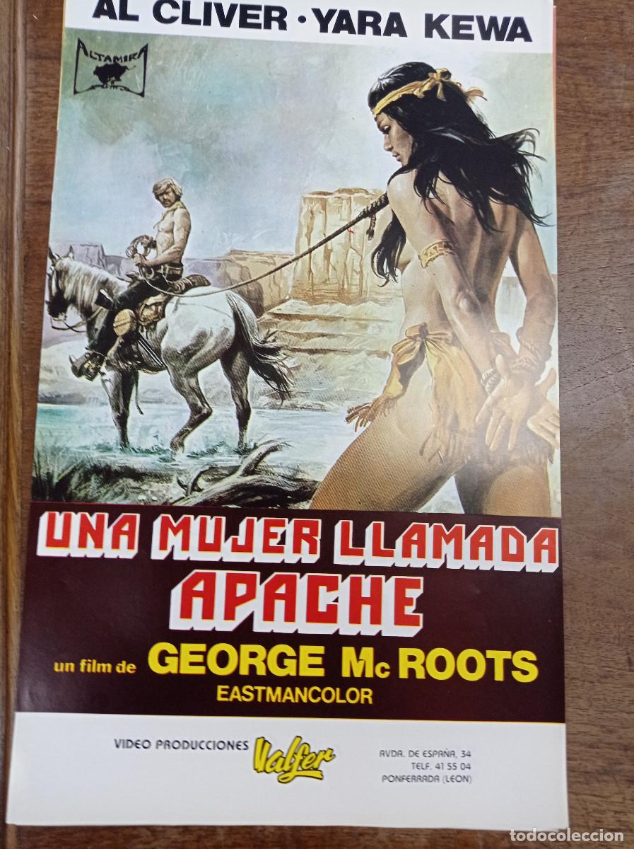 Carteles: UNA MUJER LLAMADA APACHE CARTEL DE CINE DE 27X45 Cm - Foto 1
