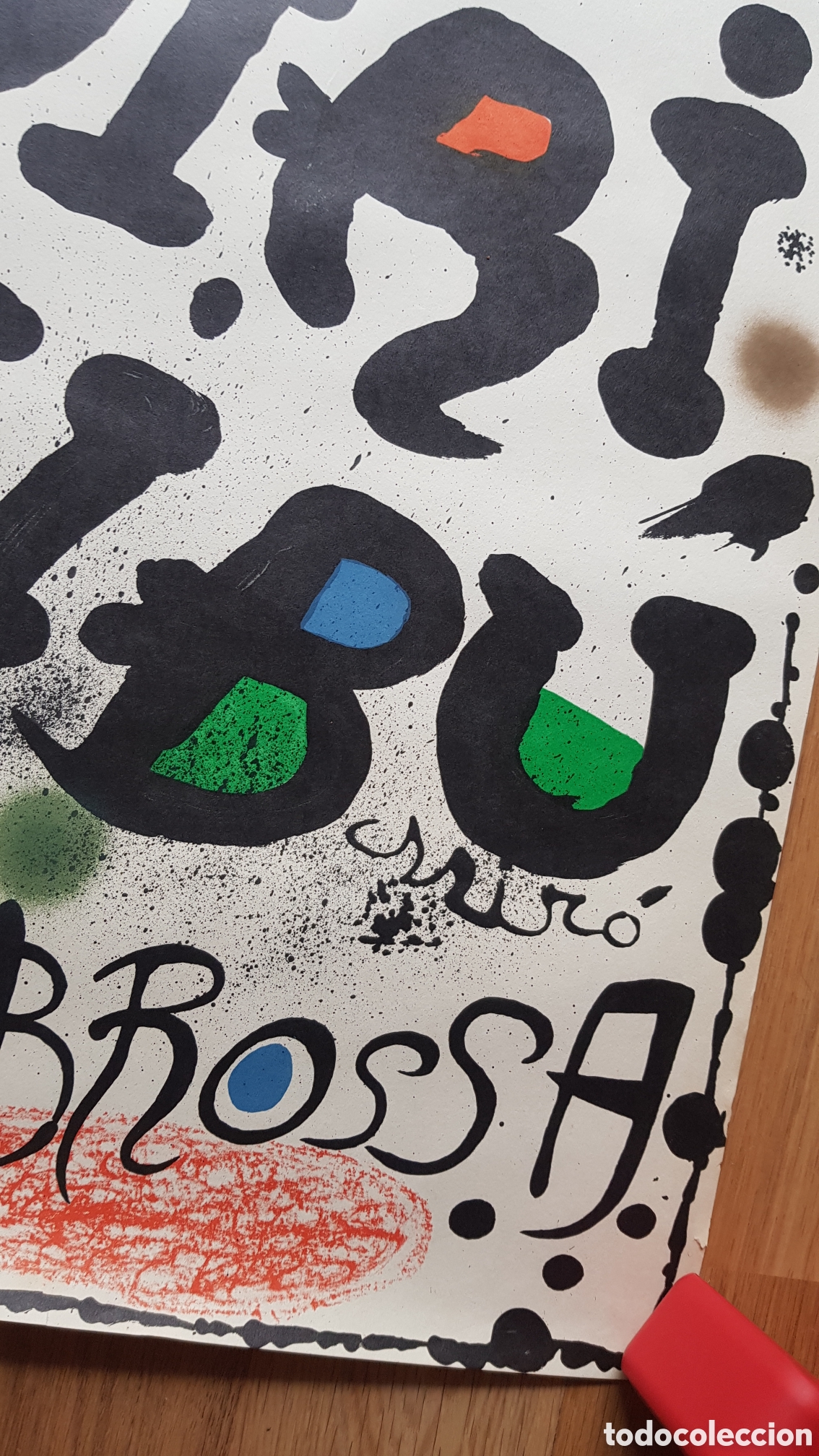 Carteles: Cartel de joan Mir&oacute;. Poble nou - Foto 2