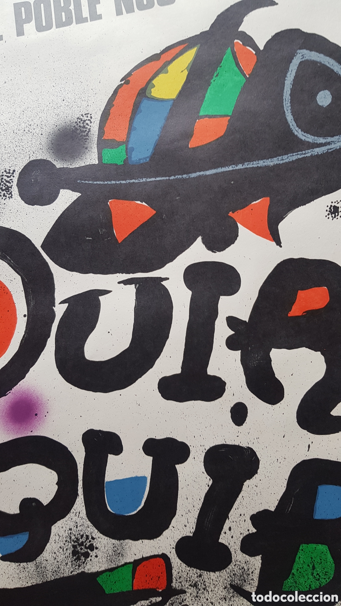 Carteles: Cartel de joan Mir&oacute;. Poble nou - Foto 3