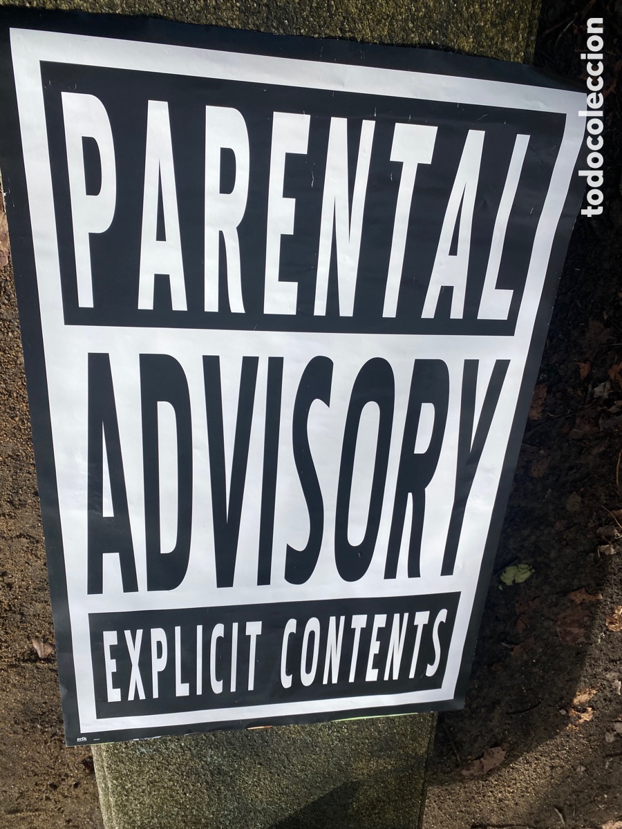 Carteles: P&oacute;ster Parental Advisory Explicit Content 61x91,5cm - Foto 5
