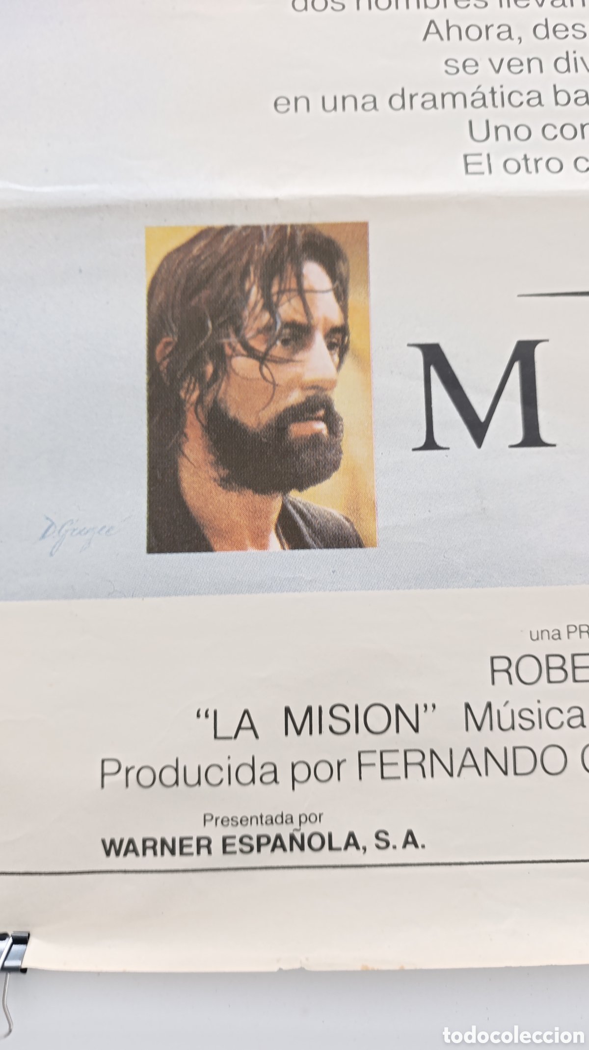 Carteles: cartel de cine LA MISION ROBERT DE NIRO - Foto 8