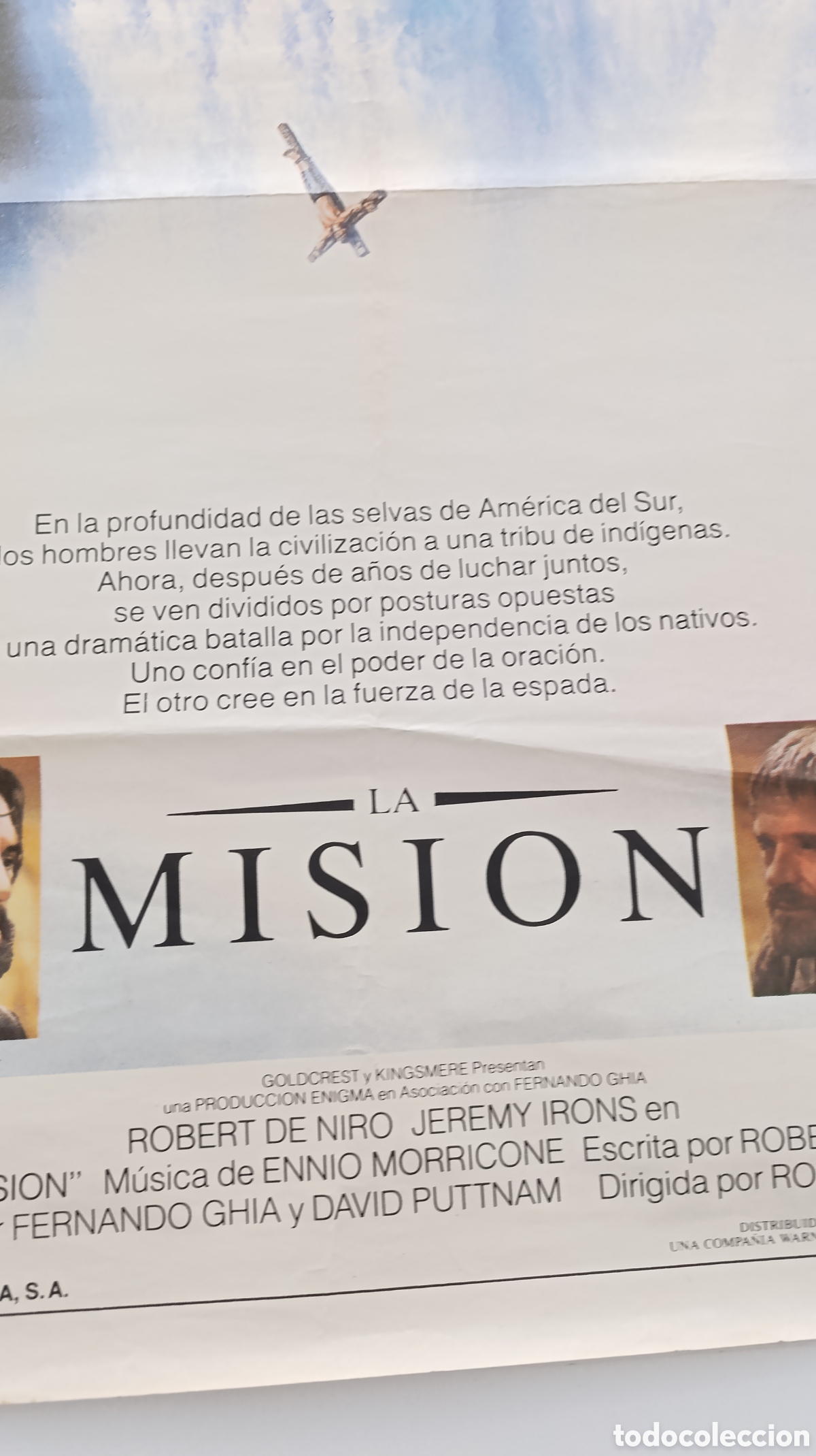 Carteles: cartel de cine LA MISION ROBERT DE NIRO - Foto 10