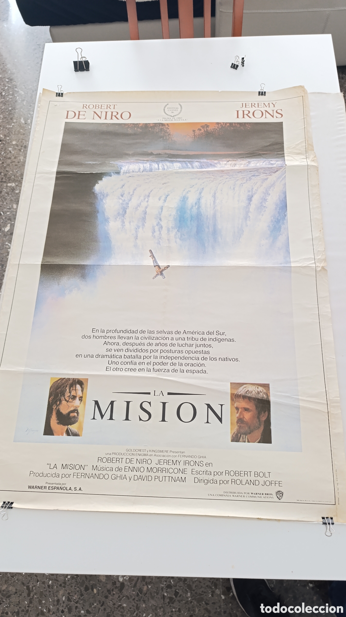 Carteles: cartel de cine LA MISION ROBERT DE NIRO - Foto 12