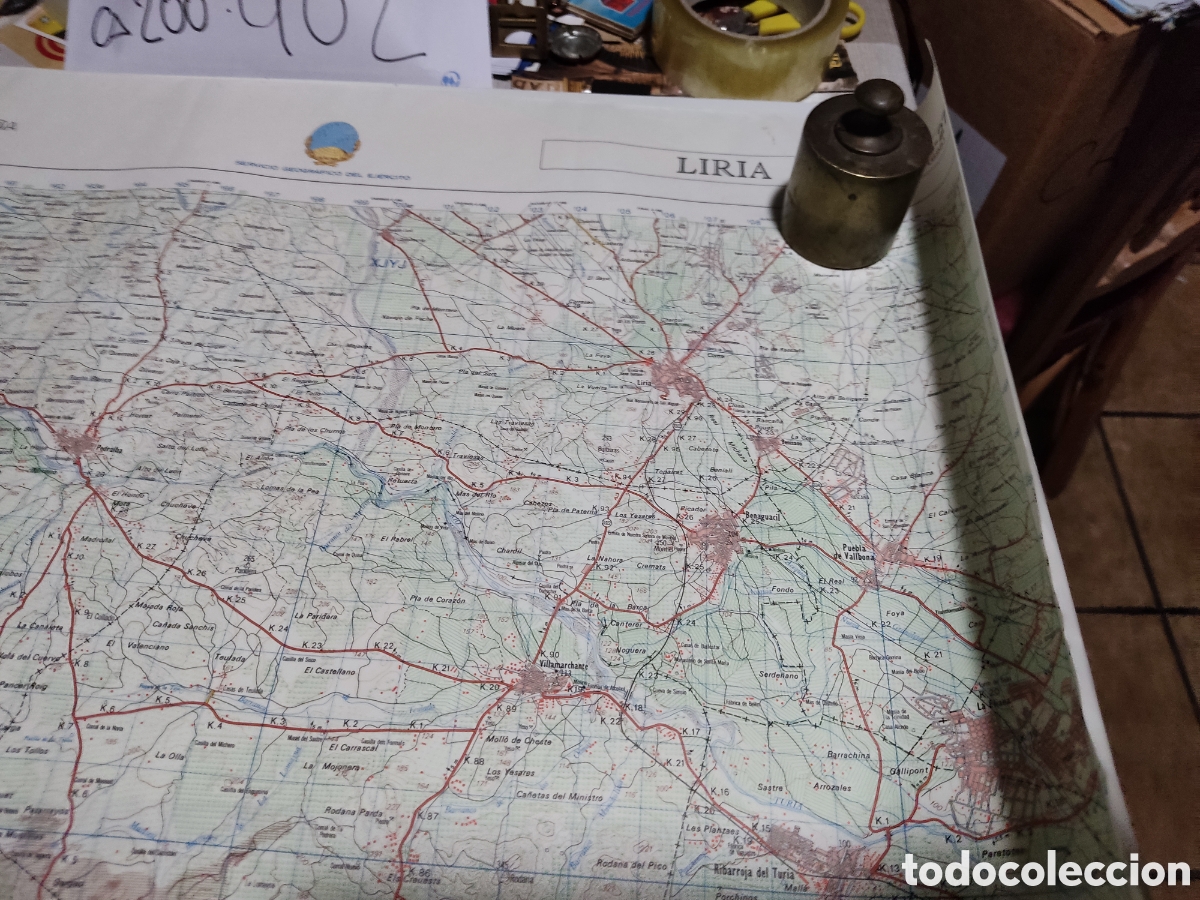 Carteles: Mapa militar de Espa&ntilde;a, LIRIA 1984 - Foto 3