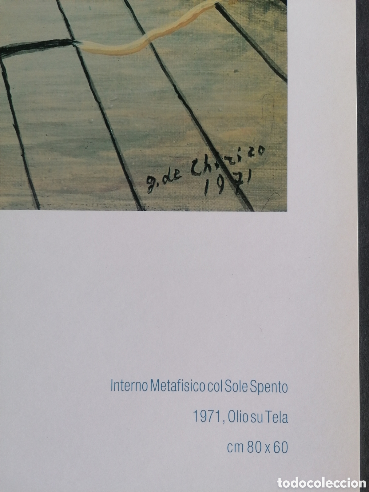 Carteles: Cartel de Giorgio de Chirico.Original. - Foto 4