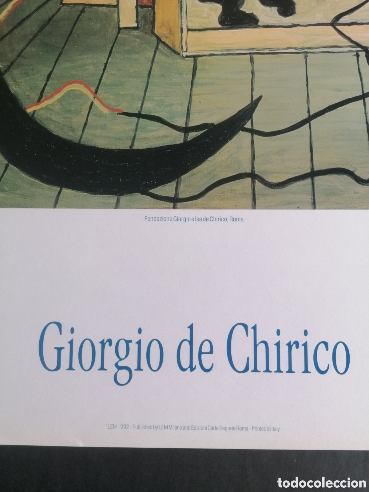 Carteles: Cartel de Giorgio de Chirico.Original. - Foto 5
