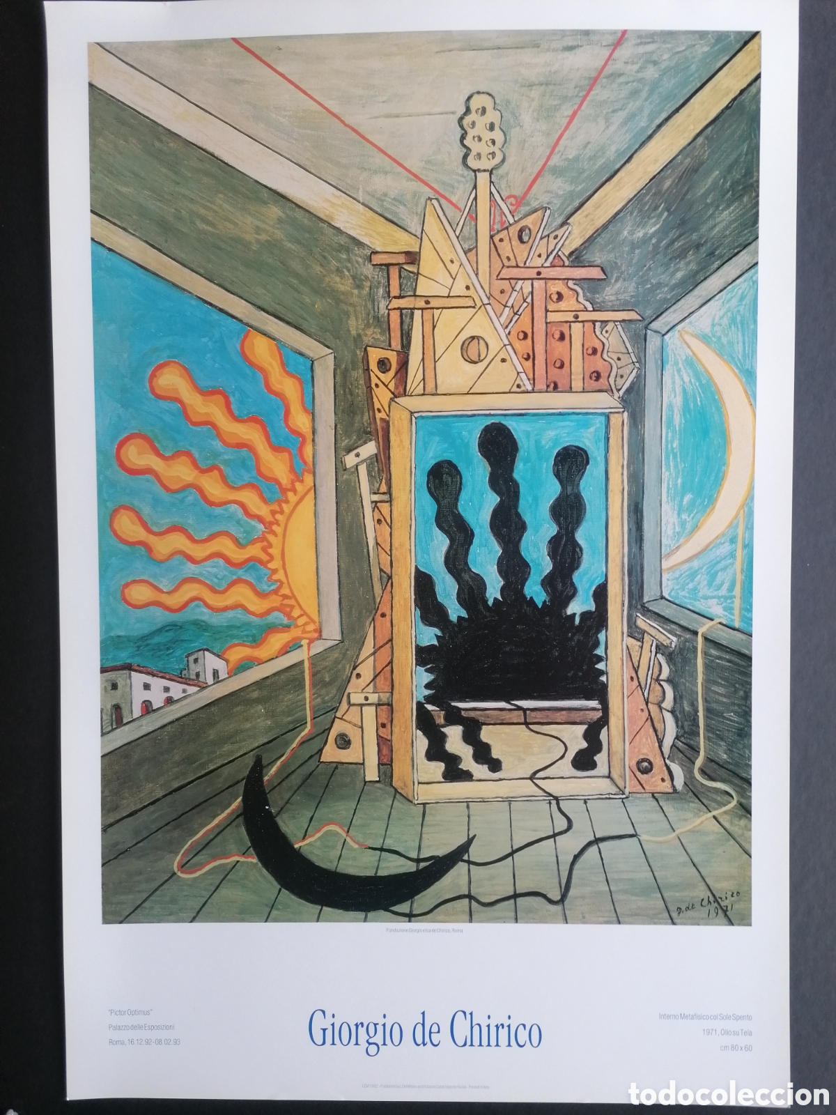 Carteles: Cartel de Giorgio de Chirico.Original. - Foto 1
