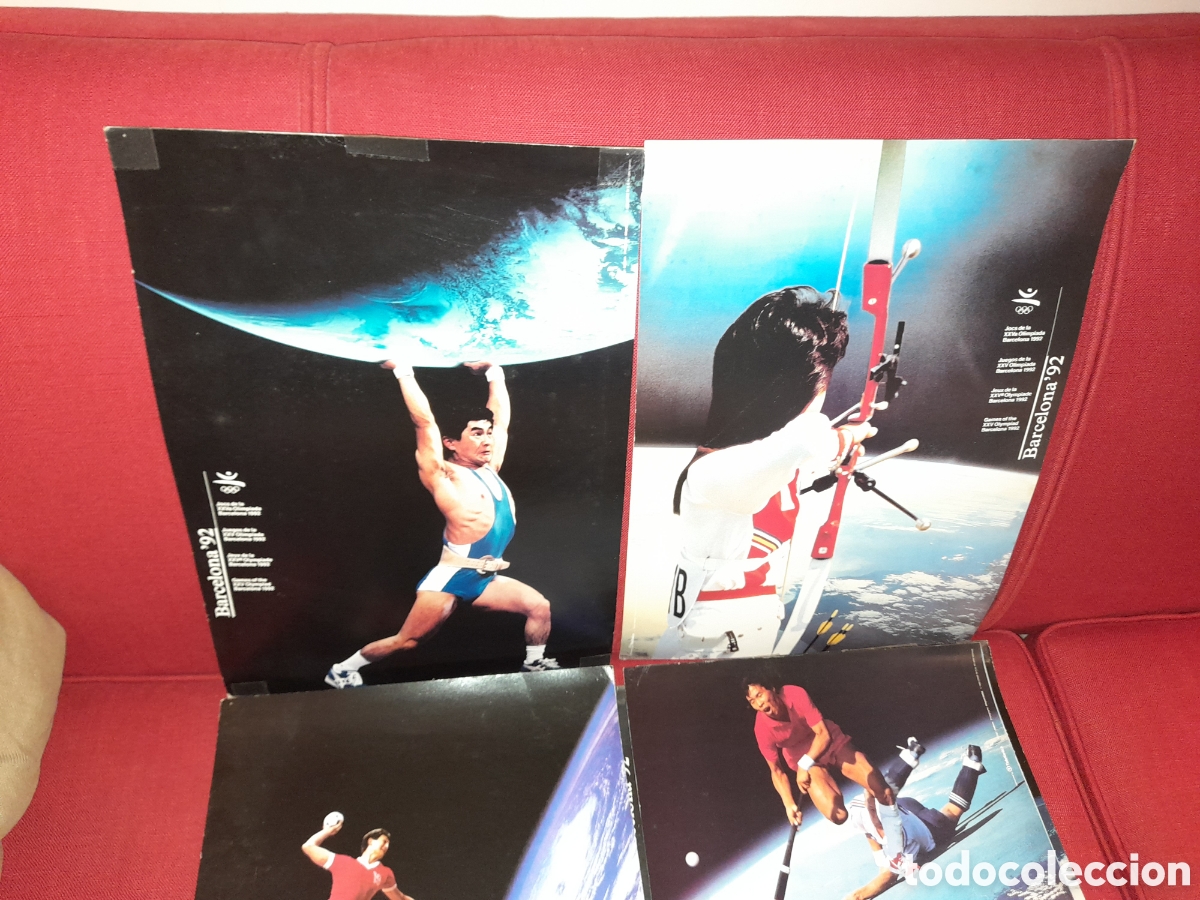 Carteles: Lote 8 posters Olimpiadas Barcelona 92. - Foto 5