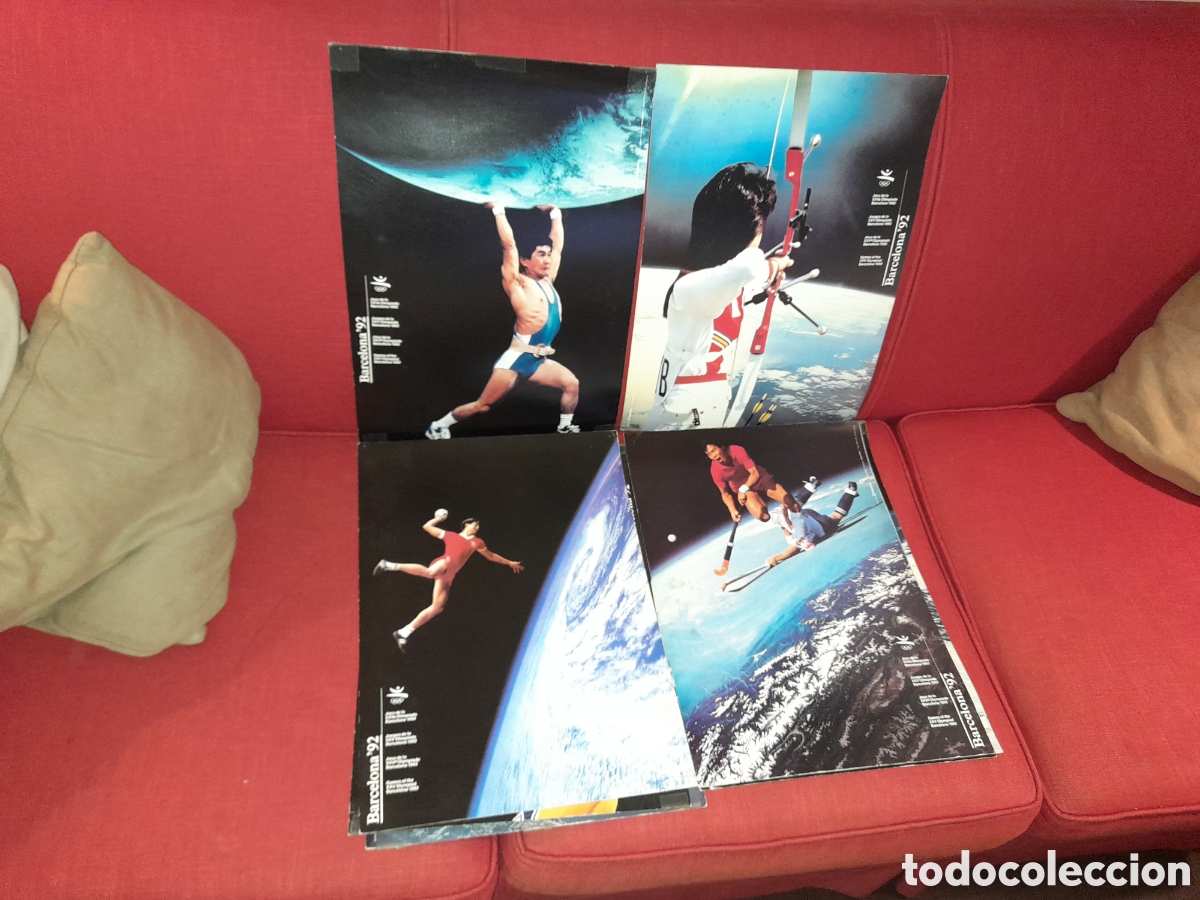 Carteles: Lote 8 posters Olimpiadas Barcelona 92. - Foto 2