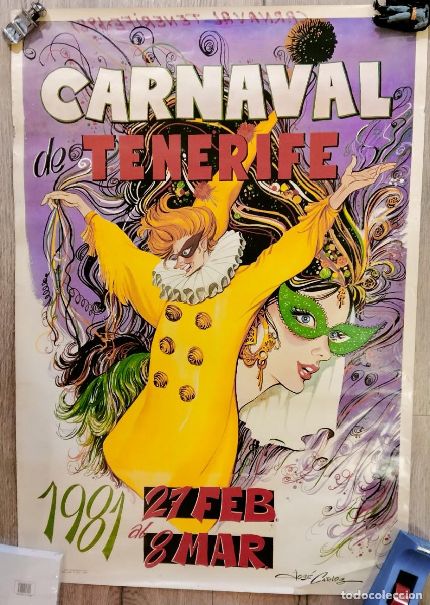Carteles: Cartel del Carnaval de Tenerife. A&ntilde;o 1981 - Foto 1
