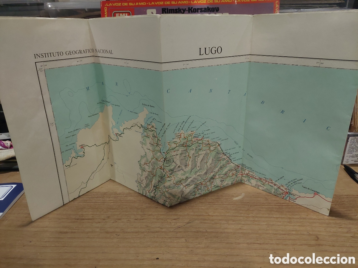 Carteles: LUGO PLANO VINTAGE MAOA PROVINCIAL - Foto 1