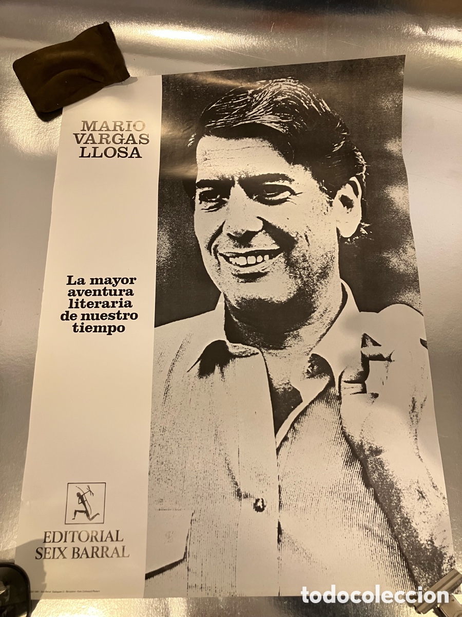 Carteles: Mario Vargas Llosa, poster Seix Barral - Foto 1