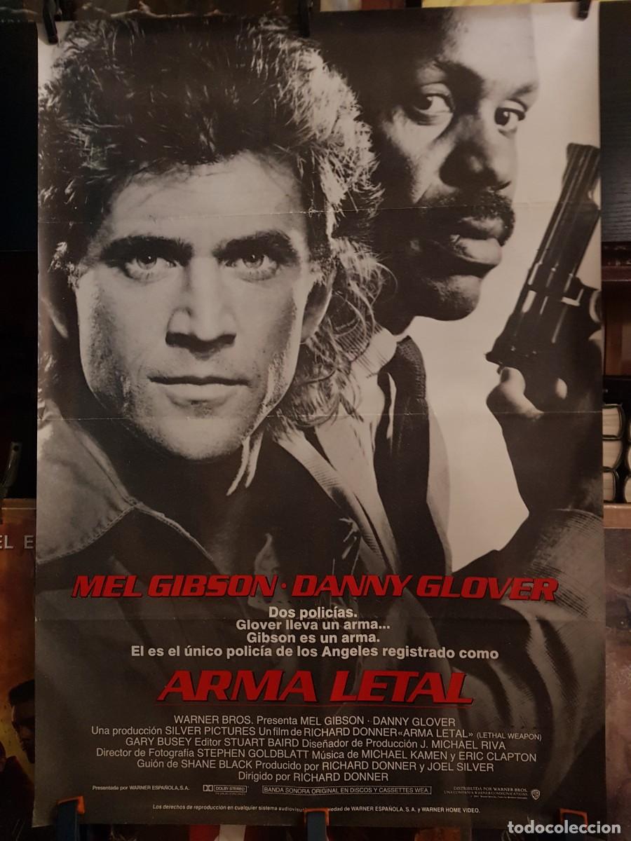 Carteles: CARTEL ARMA LETAL 1 68CMX98CM - Foto 1