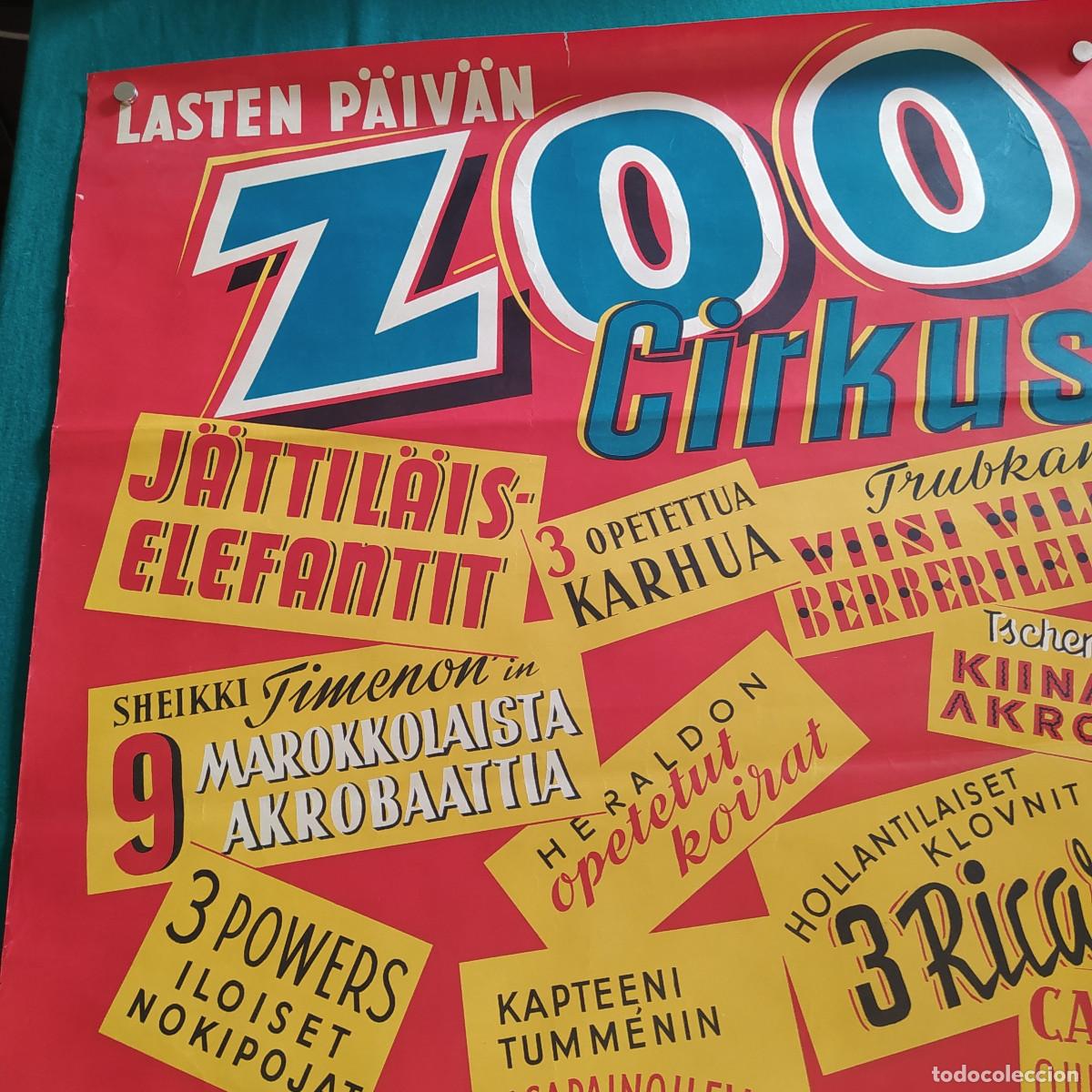 Carteles: LASTEN PAIVAN ZOO CIRKUS CARTEL - Foto 4