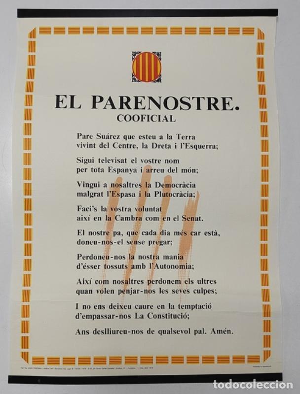 Carteles: EL PARENOSTRE COOFICIAL. 1979 - - Foto 1