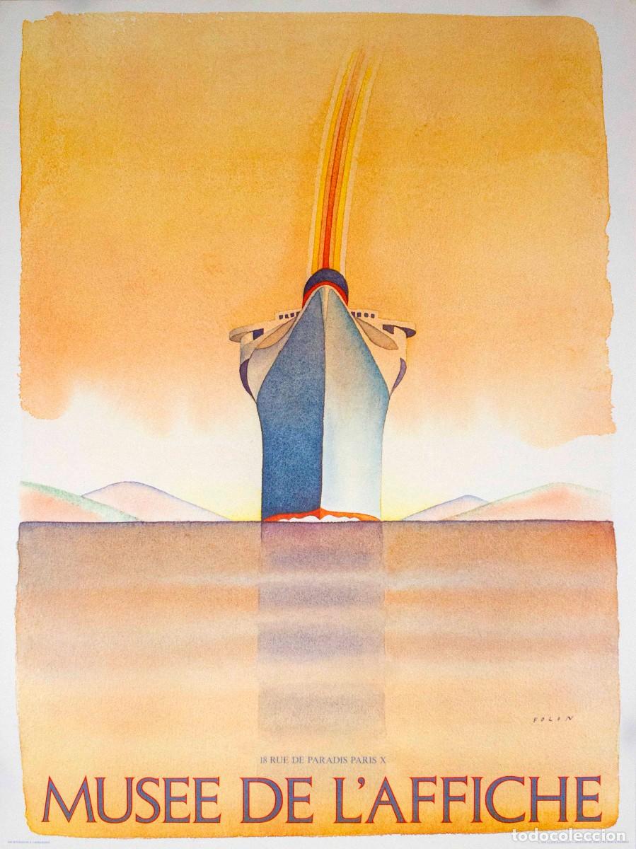 Carteles: MUSEE DE L&acute; AFFICHE. 1983. 78,5 x 58 cm. FOL&Oacute;N - Foto 1