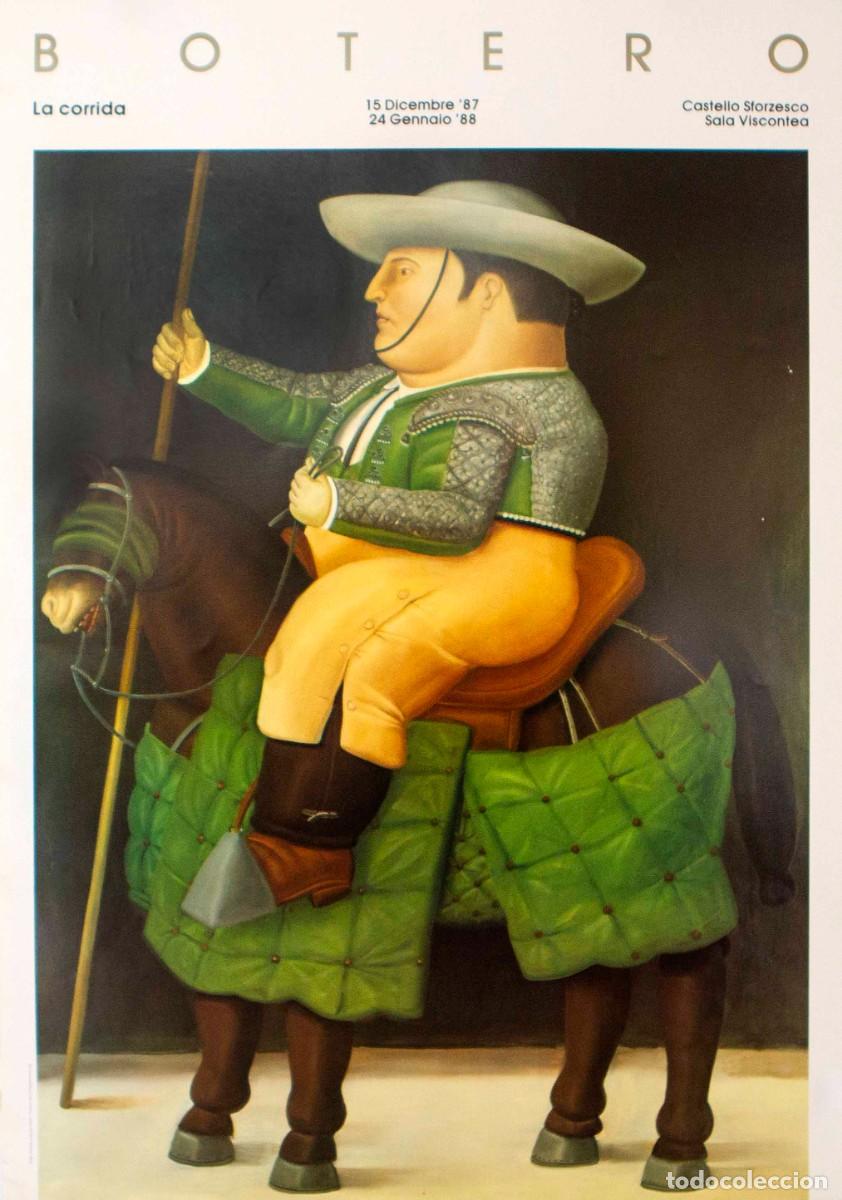 Carteles: LA COMIDA. 1987. 100 x 70 cm. BOTERO - Foto 1