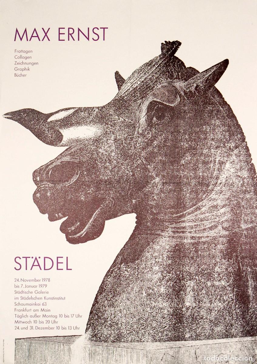 Carteles: ST&Auml;DEL. 1978. 84 x 59,5 cm. MAX ERNST - Foto 1