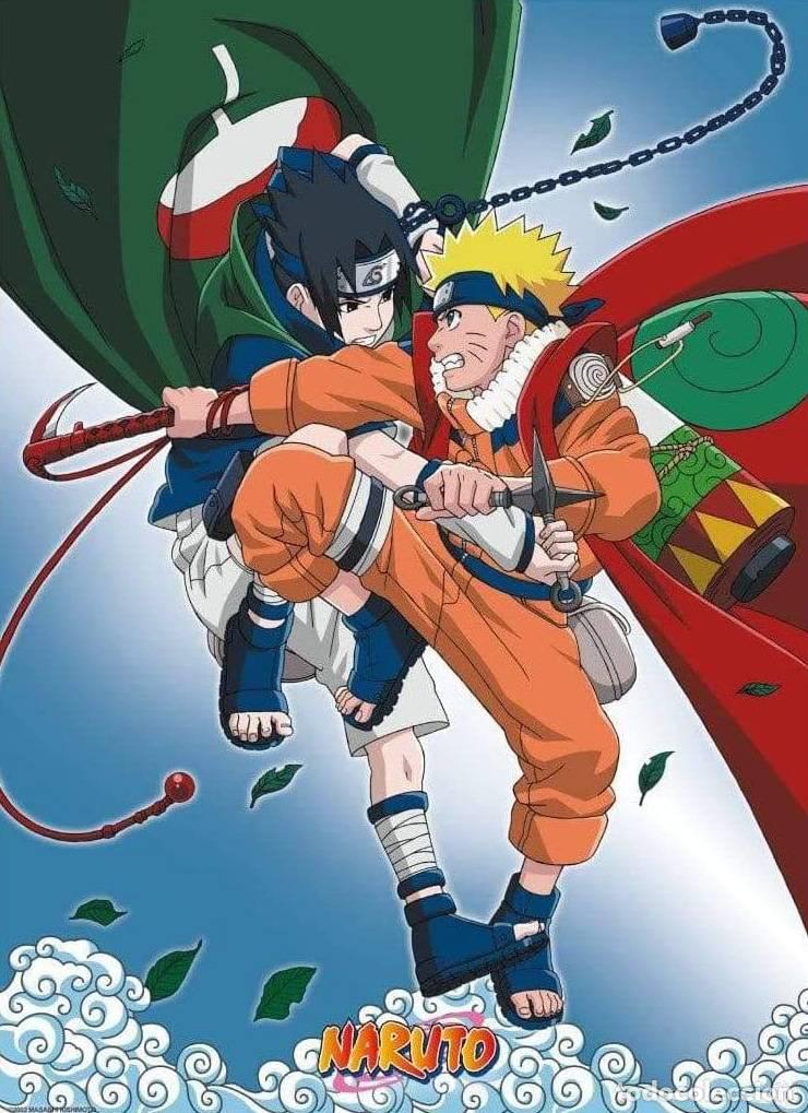 Carteles: Poster Naruto vs Sasuke - Naruto (POSTER 52 x 38) - Foto 1
