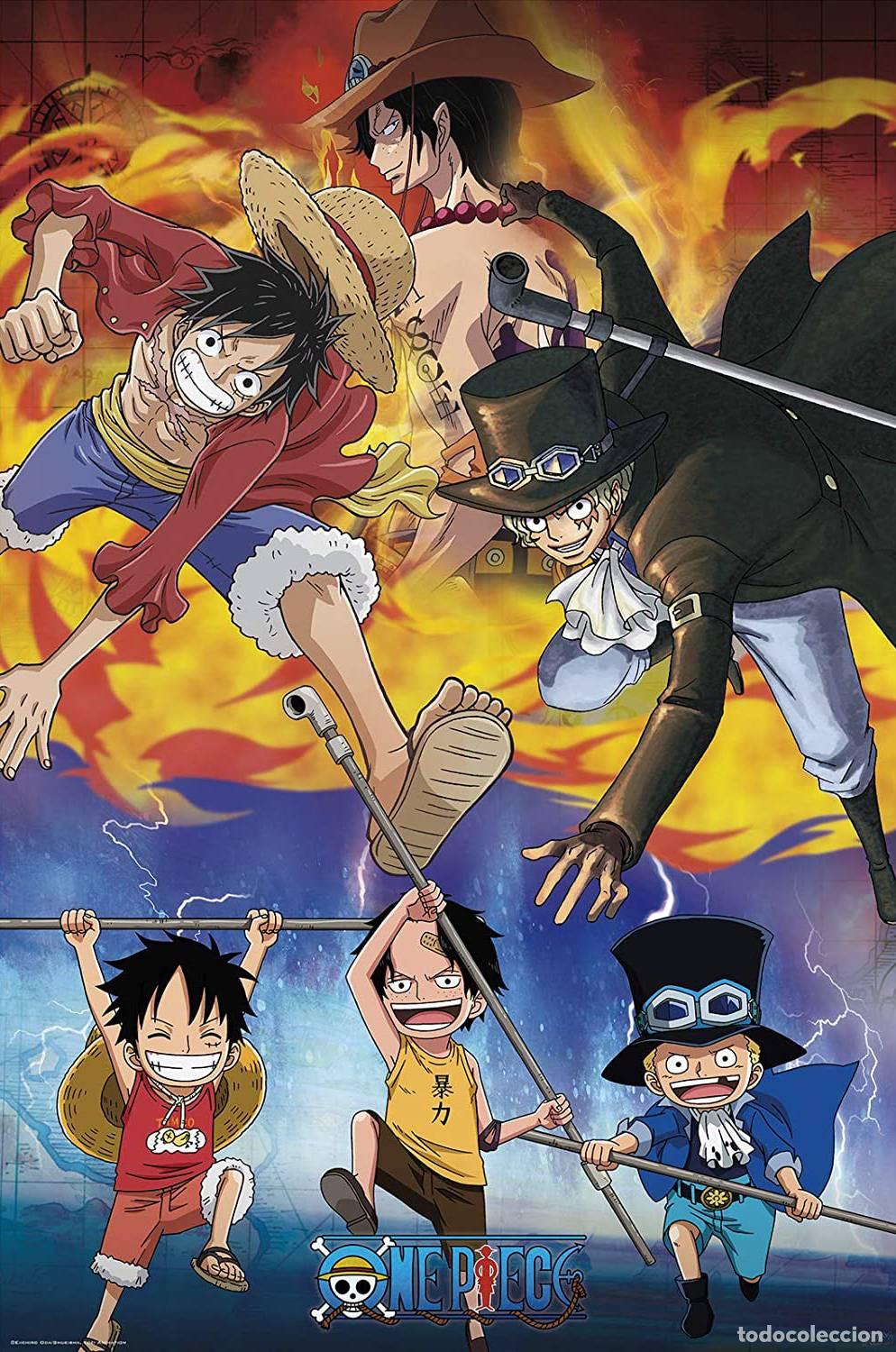 Affissi: Poster Ace Sabo Luffy - One Piece (POSTER 91,5 x 61)