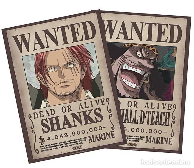 Carteles: Set 2 Chibi Posters Shanks & Blackbeard - One Piece (POSTER 52x38) - Foto 1