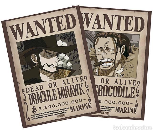 Carteles: Set 2 Chibi Posters Mihawk & Crocodile - One Piece (POSTER 52x38) - Foto 1