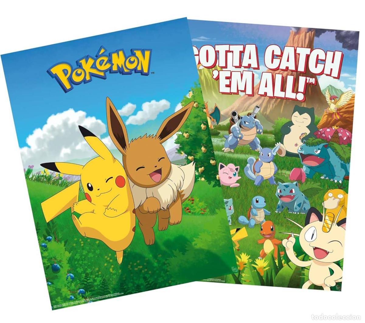 Carteles: Set 2 Chibi Poster Ambientes - Pokemon (POSTER 52x38) - Foto 1