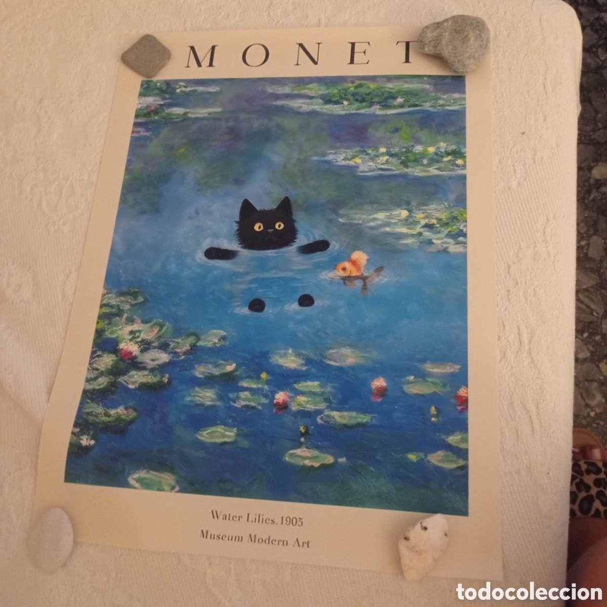 Carteles: P&oacute;ster tipo lienzo gatos 30x40cm - Foto 1