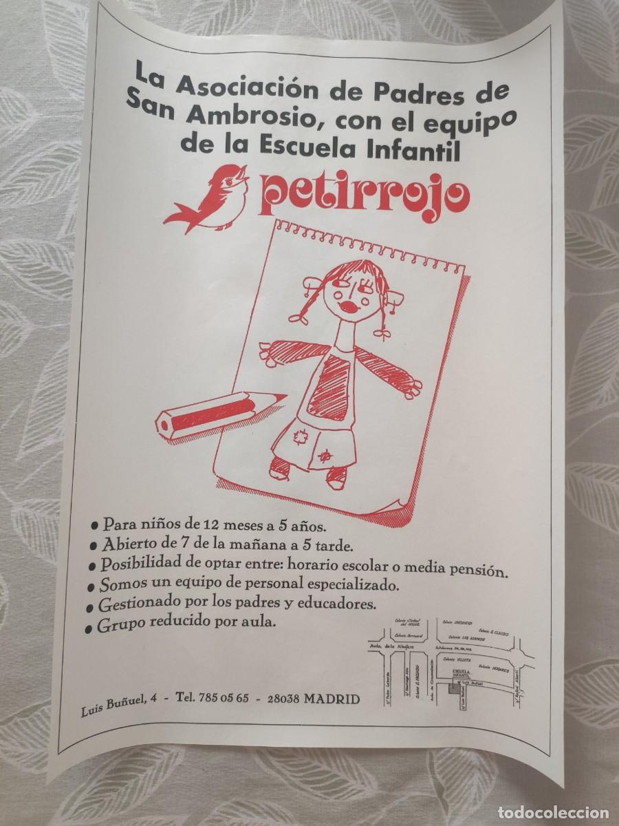 Carteles: Poster Escuela Infantil Petirrojo - Foto 1