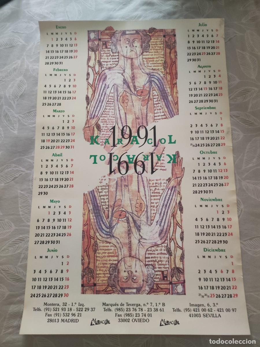 Carteles: Poster Calendario 1991 Karakol - Foto 1
