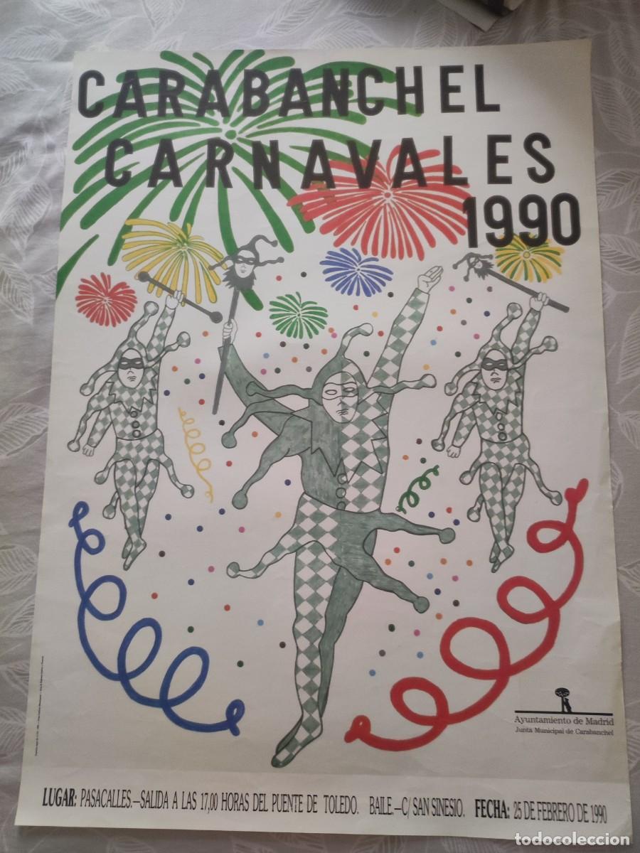 Carteles: Poster Carabanchel Carnavales 1990 - Foto 1